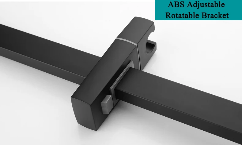 ABS раздвижной Держатель Квадратный 3 функции спрей ручной душ с нержавеющей стали раздвижные рельсы и шланг 1,5 м