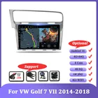 Автомагнитола 2 Din с GPS-Навигатором, Android 9,0, 4G, для VW Volkswagen Golf 7 VII 2014-2018, Раздельный экран