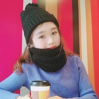 winter scarf skin friendly breathable accessory unisex knitted circle loop scarves for outdoor