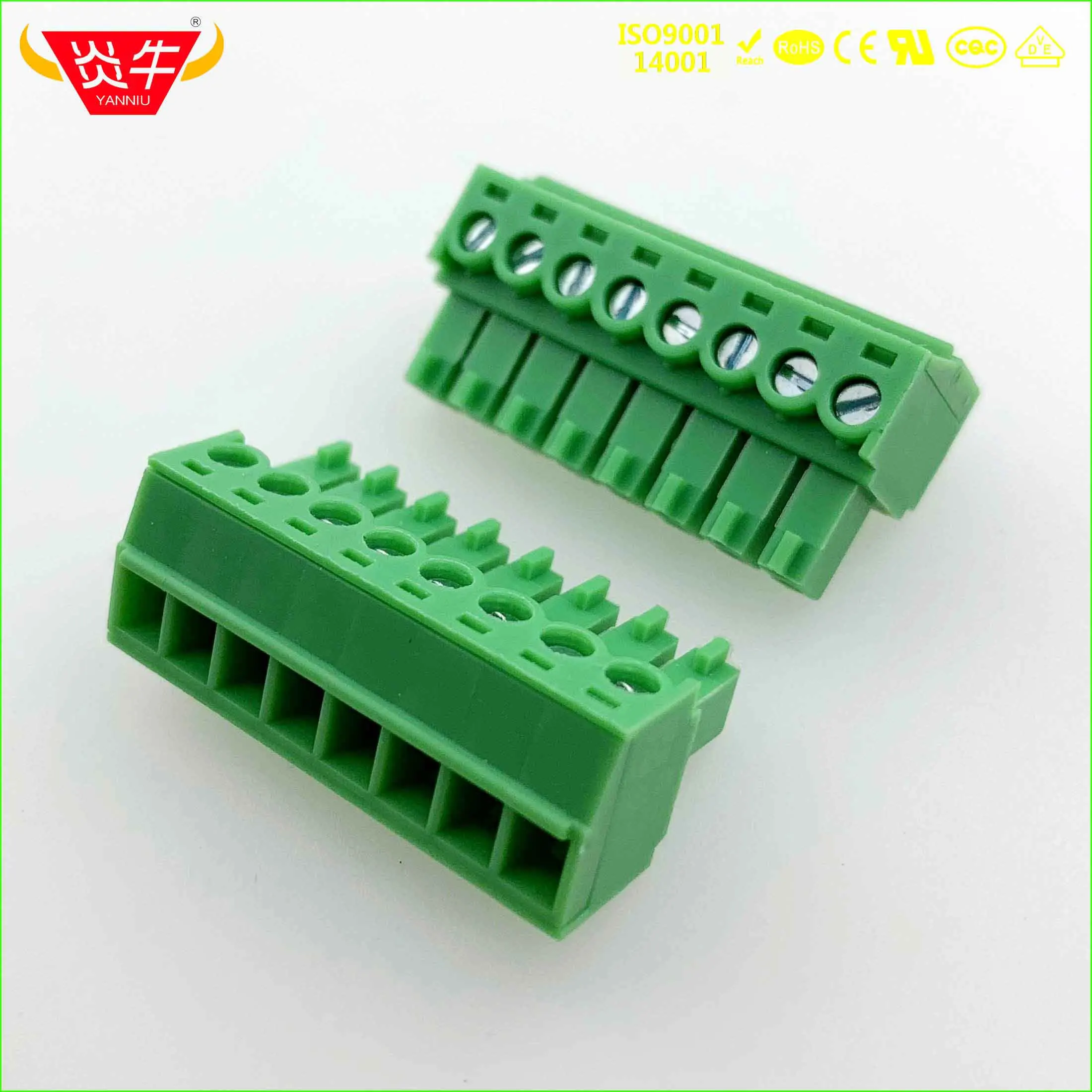 2EDGK-3.81-8P KF2EDGK 3,81 2P~ 12P PCB клеммные блоки 15EDGK 3,81 мм 2PIN~ 12PIN MC 1,5/2-ST-3, 81-1803578 Феникс контакт KEFA DEGSON - Цвет: 2EDGK-3.81-8P