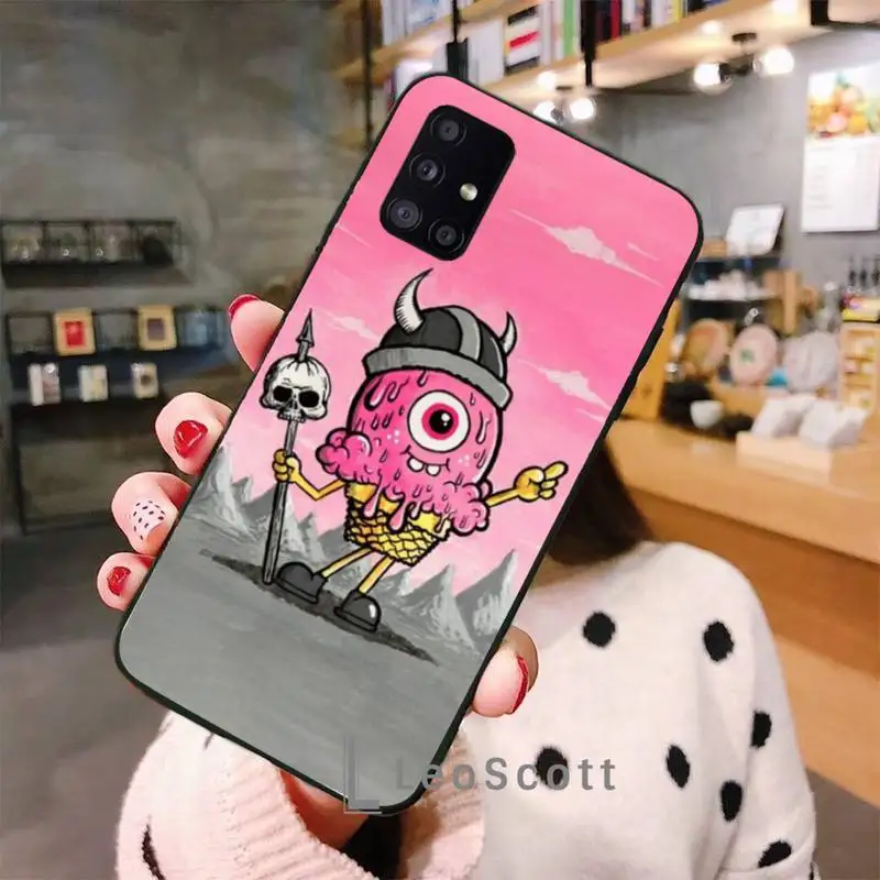

Aesthetic Art BUFF MONSTER Eye Phone Case For Samsung A51 A52 A71 A50 A12 A21S S8 S9 S10 S20 S21 Plus Fe Ultra