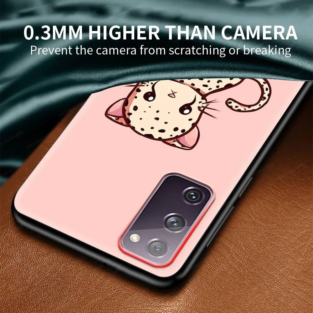 

Soft TPU Case for Samsung Galaxy S21 S20 Ultra S20 FE S10 Lite S10E S9 S8 Plus 5G Luxury Phone Shell Coque Small Animal Cartoon