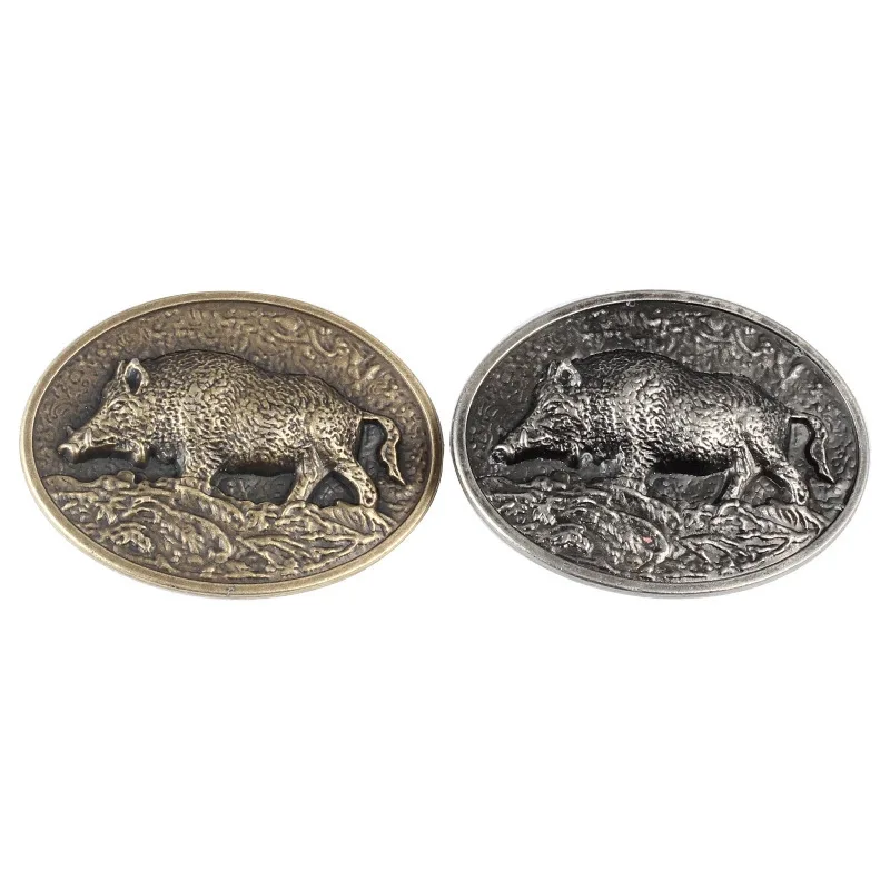 Пряжка для ремня из сплава с изображением дикого кабана| |