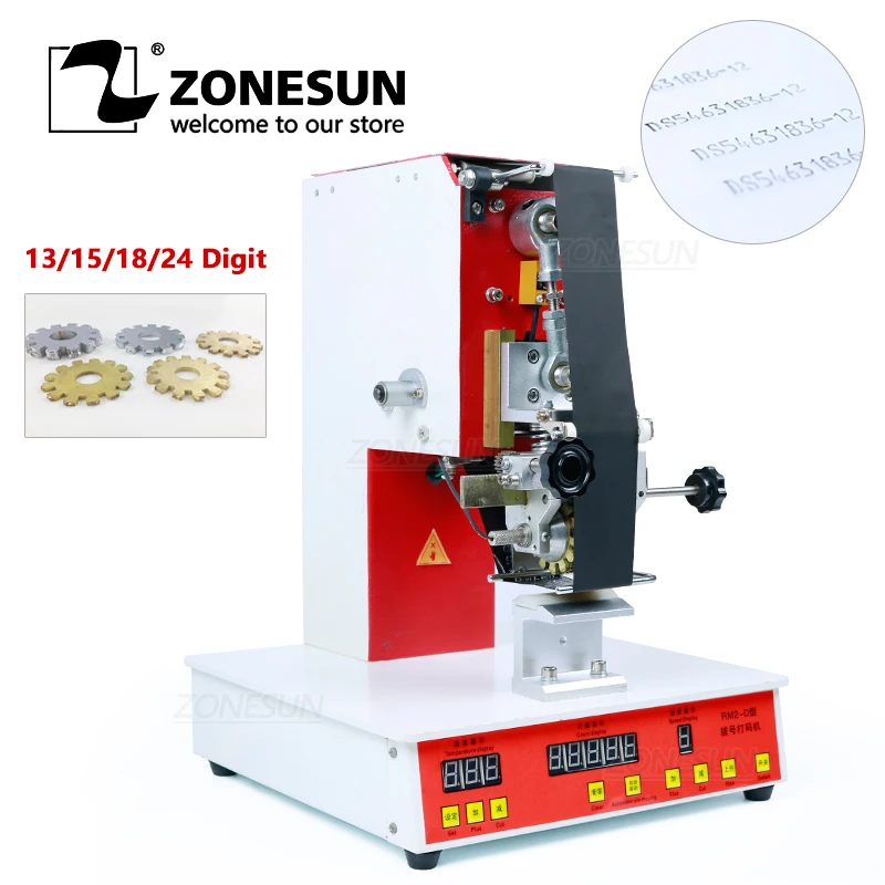 ZONESUN прокатки лента принтера Электрический горячей воды Термальность печатная