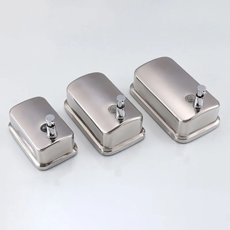 Ручной диспенсер для жидкого мыла из нержавеющей стали Настенные диспенсеры