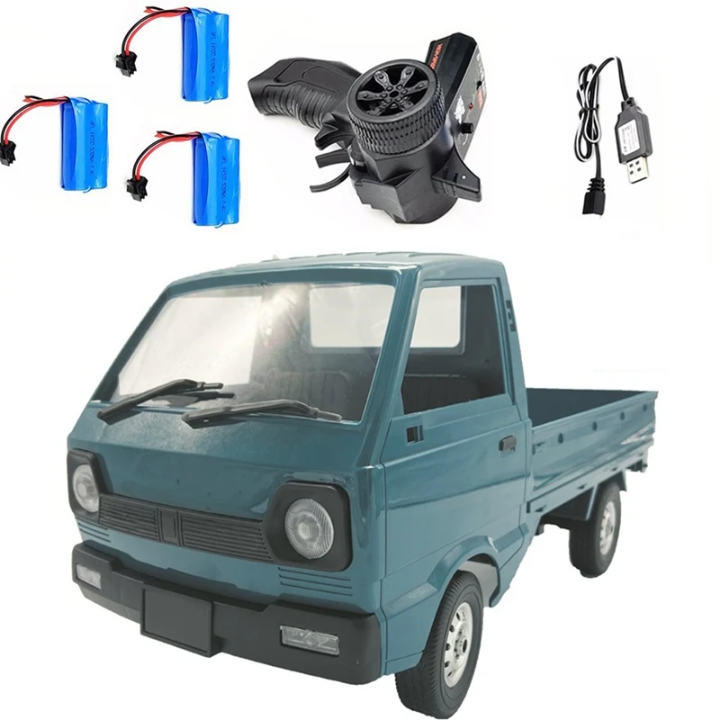 

for WPL D12 1:10 4WD RC Car Simulation Drift Climbing Truck LED Light 260 Brushed Motor D12 Car for Kids Toys Gifts