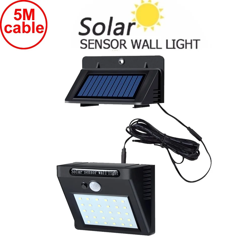 Светильник на солнечной батарее 3 режима разделенная панель для помещений и