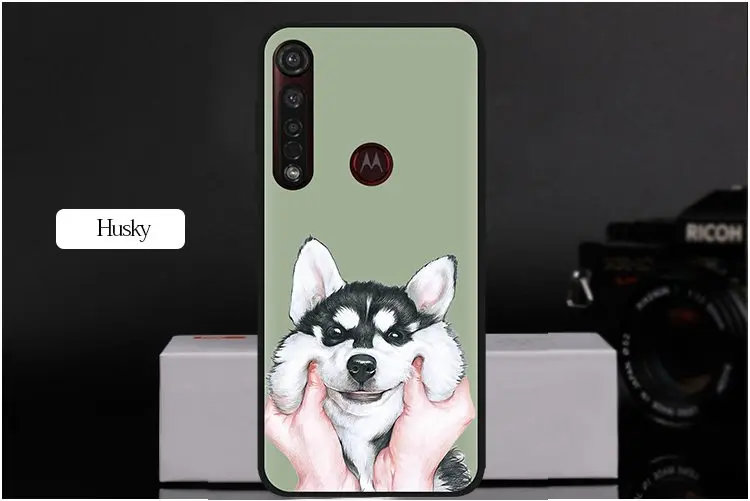 Чехол для Motorola Moto G8 Plus, мягкий матовый чехол с милыми животными и цветочным мрамором для Moto G8 play one macro, силиконовый чехол для телефона s