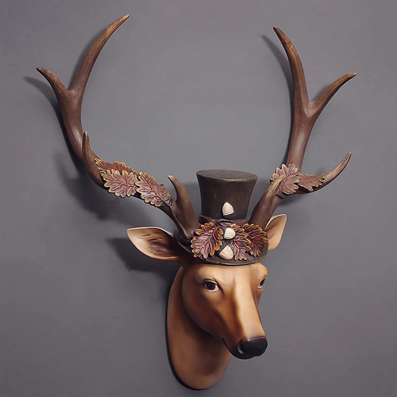 

Американское искусственное украшение для стен, настенные украшения, креативные Ретро Декорации для гостиной, скульптуры для домашнего дек...