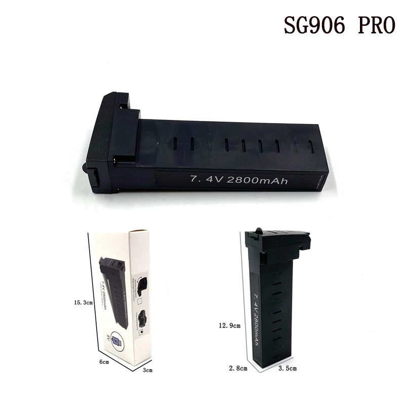 Обновленная батарея 3400 мАч 7 6 В для SG906 Pro / X193 PRO X7 GPS Квадрокоптер RC Toys 4 в 2800