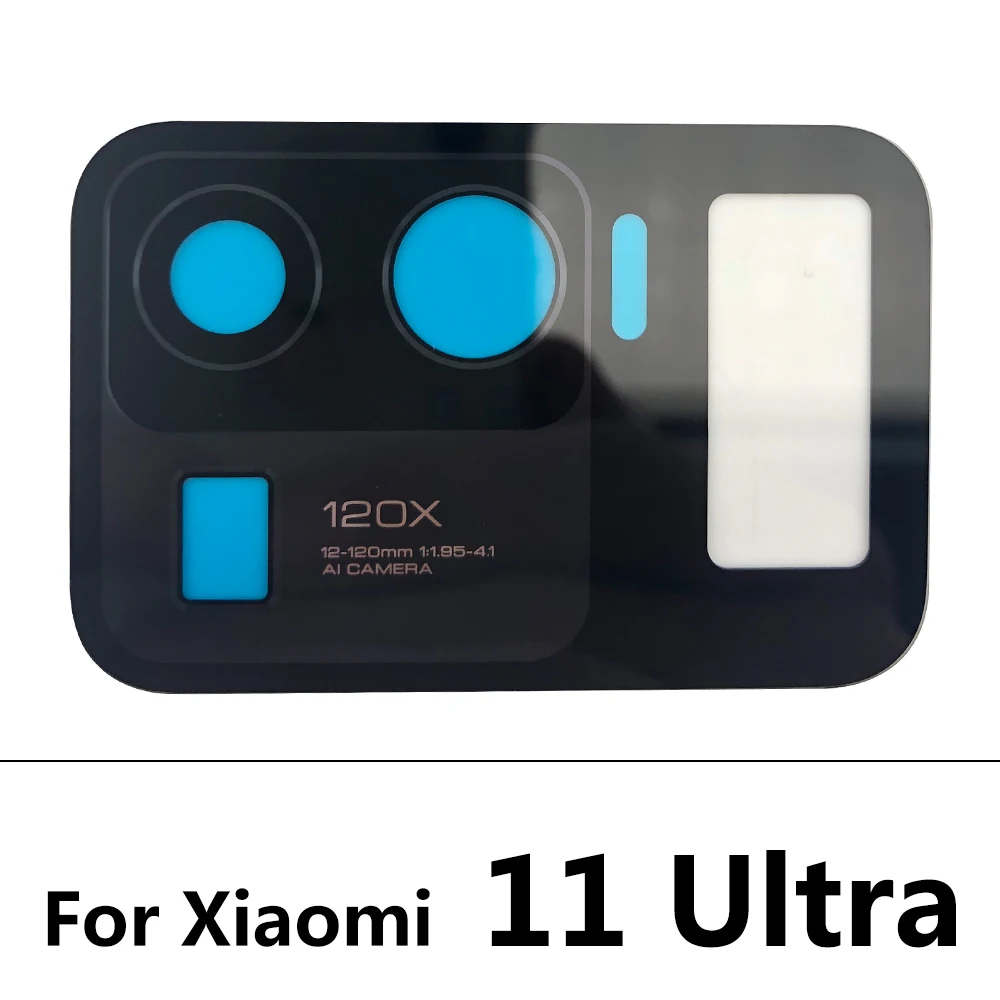 Glass Camera Lens with Tape For Xiaomi Redmi Mi 10T 10 11 Ultra 9 9T Se Note 9T 5G 10 Pro Note10 11 Lite Poco X3 F3