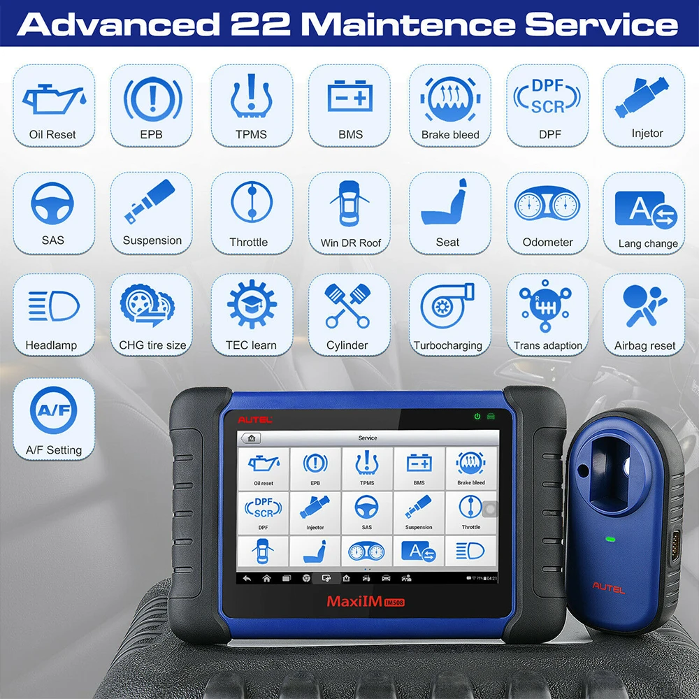 Autel MaxiIM IM508 ключи программный сканер автомобильный диагностический инструмент IMMO