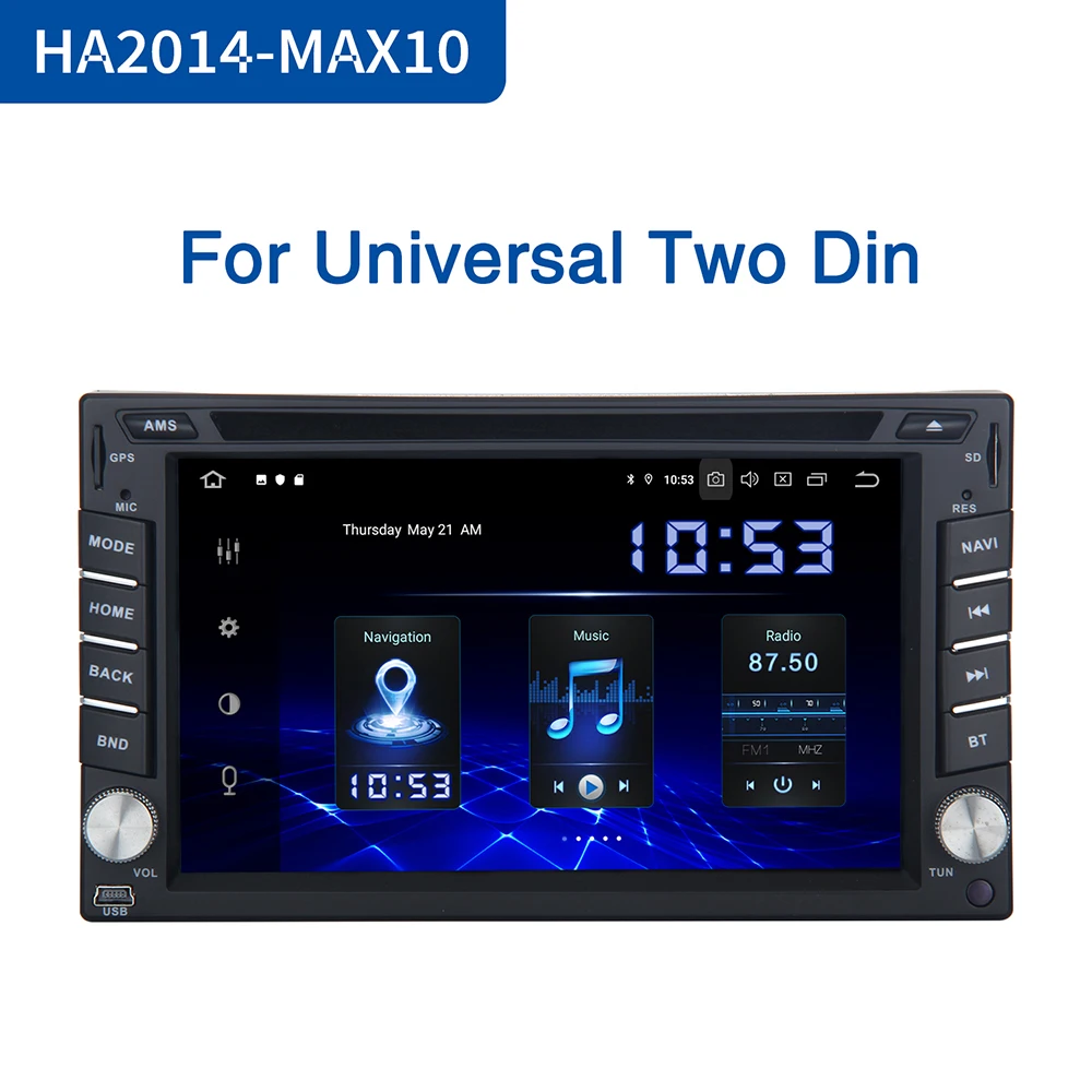 

Dasaita Android 10.0 6.2" Car Radio Multimedia Video Player Navigation GPS Android 2din for 2 Din universal autoradio 2000-2020