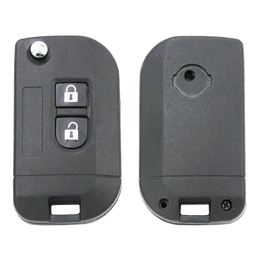 Новый складной чехол для автомобильного ключа с 2 кнопками необработанное лезвие