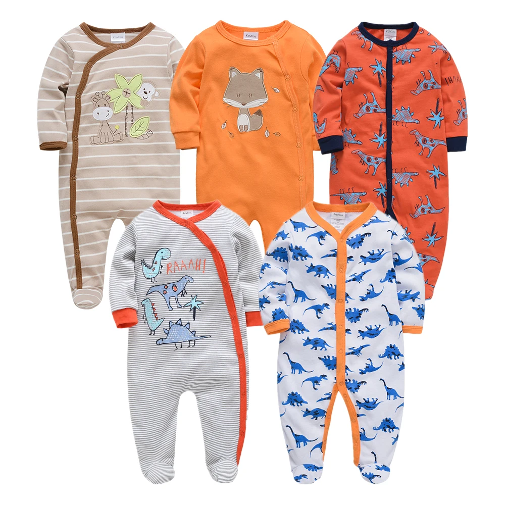 Kavkas/весенняя одежда для маленьких девочек Roupa De Bebe комбинезоны с длинными