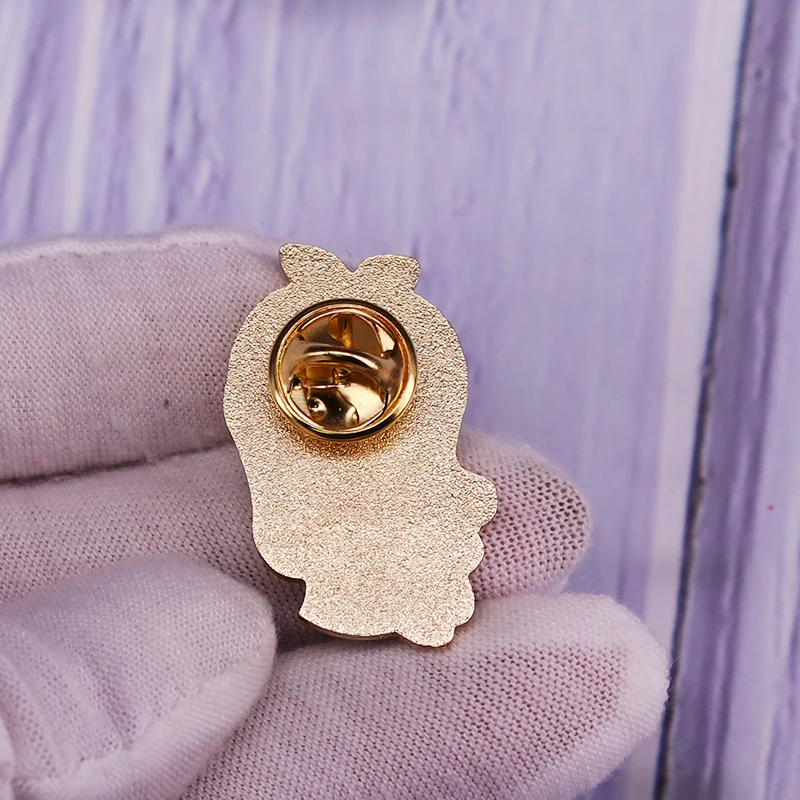 Алиса страны чудес жесткая эмалированная булавка милые Мультяшные платья