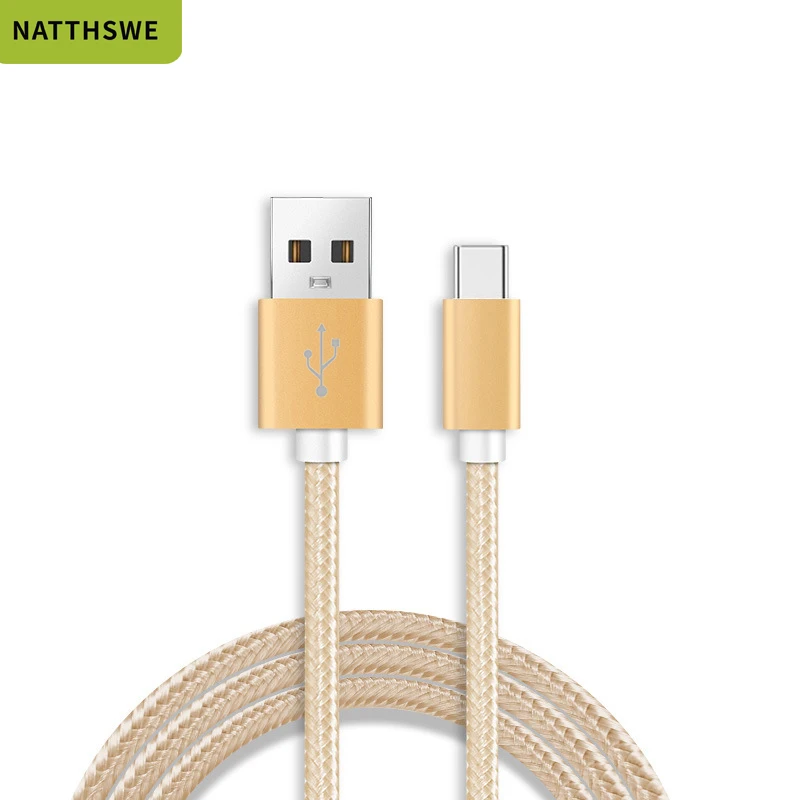 Кабель NATTHSWE 3A usb type-C для Xiaomi Redmi Note 7 USB-C кабель быстрой зарядки samsung Galaxy S9 S8 Plus |
