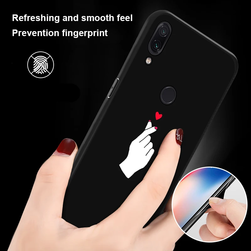 Silicon Soft TPU Matte Case For Xiaomi Redmi K20 Pro Note 7 6 5 Plus 7A 6A 5A 4X S2 Pattern Cover Shell |
