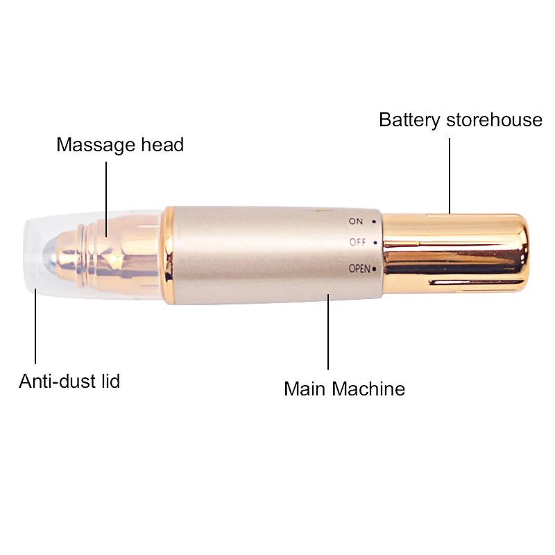 Массажер для глаз губ роликовый массажер удаление морщин лифтинг омолаживающий