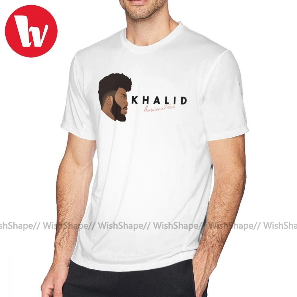 Футболка Weeknd Khalid американская Подростковая футболка забавная с принтом модная