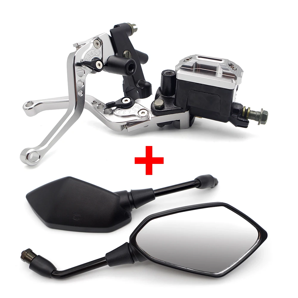 

Motorcycle Clutch Brake Master Cylinder Levers Mirror Set For YAMAHA TDM 850 FAZER 600 XVS 950 RAPTOR 700 FAZER 250 YZ 250