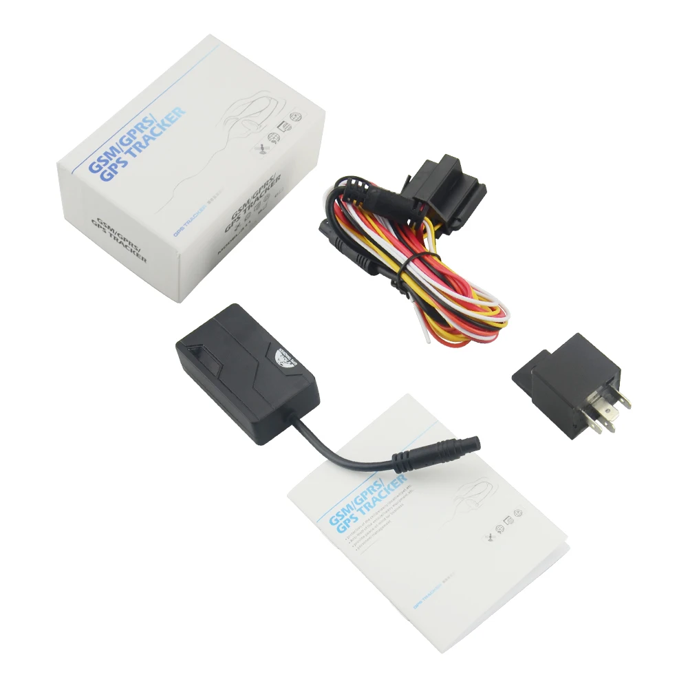 black with box gps tracker moto micro gps tracking device gps311b gps engine cuts off GSM / GPRS / GPS via SMS for motorcycle vehicle motorbike - Color: black with box