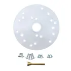 Универсальная базовая пластина для фрезерного станка 6,5 дюйма, направляющие для деревообрабатывающего фрезерного станка, базовый Столярный вспомогательный инструмент с центрирующим штифтом