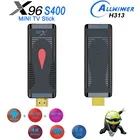 Смарт ТВ-флешка X96 S400 Android 10 Allwinner H313 четырехъядерный 2 Гб 16 Гб 4K ANDROID TV-флешка 2,4G Wifi медиаплеер ТВ-флешка