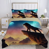 3d comforter bedding sets doubleeuro15013090 duvet cover set blanketquilt cover and pillowcase lion animal quality printed