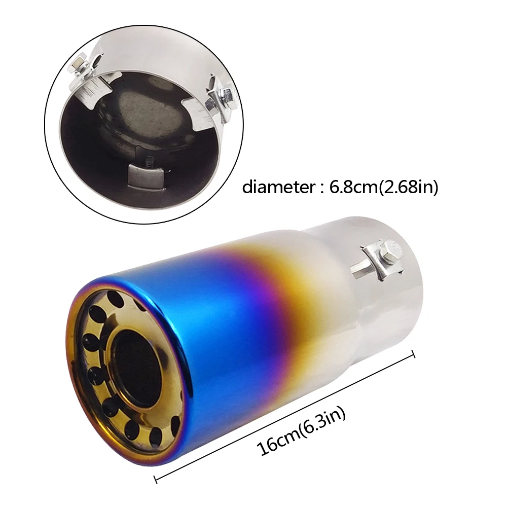 Автомобильный глушитель Модифицированная для выхлопной трубы Luxgen Citroen Hyundai MINI