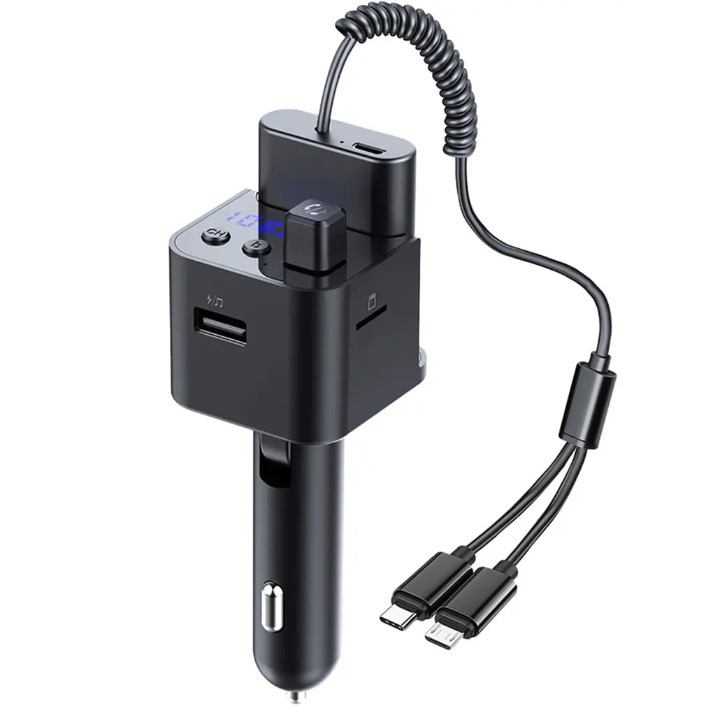 

Автомобильный беспроводной FM-передатчик Y1 Mp3 плеер модулятор адаптер напряжение батареи TF карта двойной USB смарт-чип Usb Автомобильное заряд...