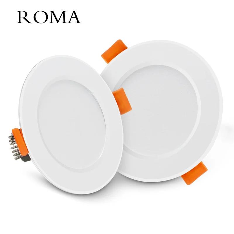 

[ROMA]riverless LED Recessed Downlight 2-in-1 SMD 2835 3W 5W 7W 9W 12W AC220V LED Ceiling Spot Light Bedroom Indoor Lighting