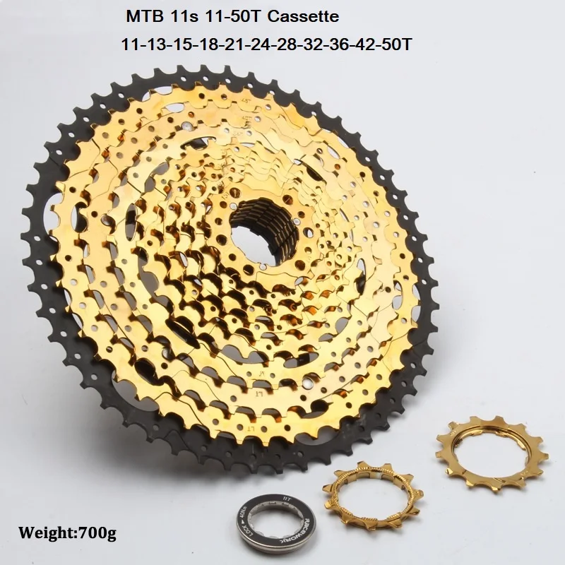 Кассета MTB 11 скоростей 50T s широкое соотношение холостого хода велосипедные в