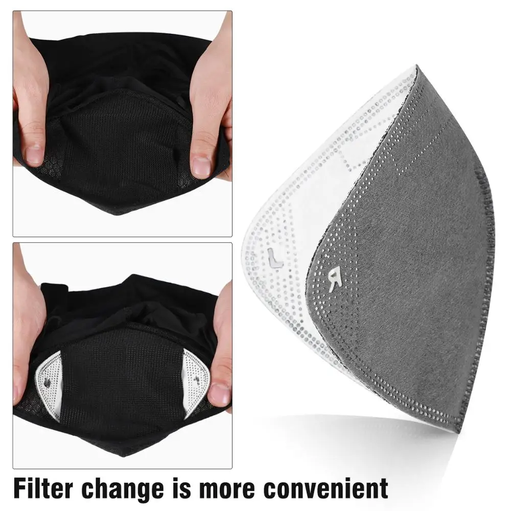 

WEST BIKING Summer Sports Scarf With Activated Carbon Filter Anti Pollution Anti-UV Breathable Running Bandana Cycling Headwear