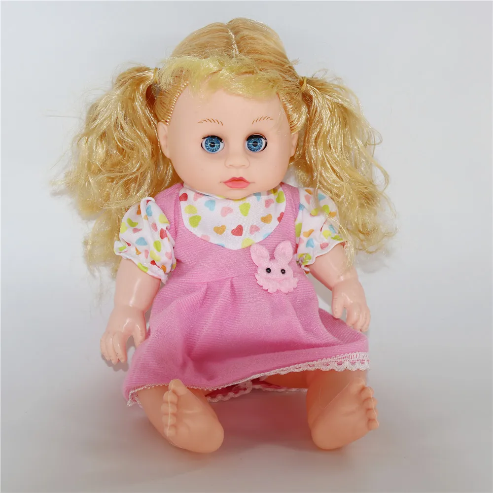 32 см мигание для кормления питья вода и говорить девочка кукла полное виниловое