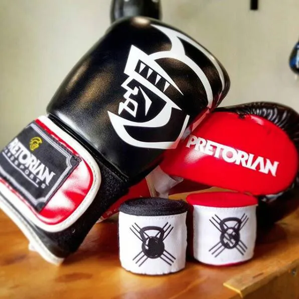 Pretorian бренд взрослые женщины/мужчины боксерские перчатки кожа MMA Muay Thai Boxe De Luva Mitts