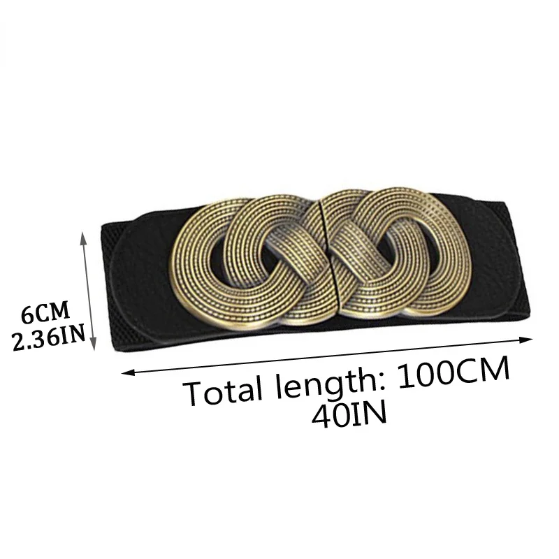 

Woman elastic band simple waist bohemian elastic ladies coat skirt dress dress fashion decorative belt x 218