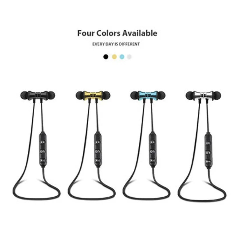 Магнитные беспроводные Bluetooth-наушники музыкальная гарнитура с шейным ободом для