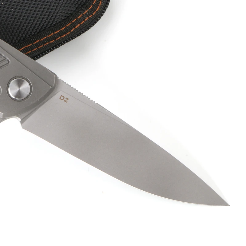 Green Thorn F95 R18 складной нож(3,7") D2 стальное лезвие titanium ручка Открытый инструмент для кемпинга и охоты карман кухонные принадлежности