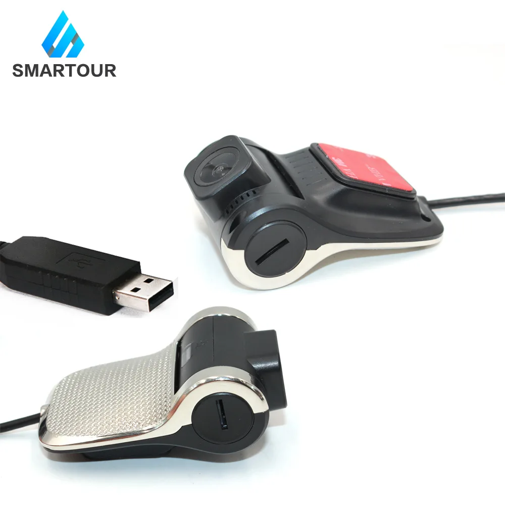 Smartour Автомобильный видеорегистратор с usb-разъемом для автомобиля 1280*720 P видеорегистраторы для Android OS система мини-видеорегистратор для вождения автомобиля камера с ADAS