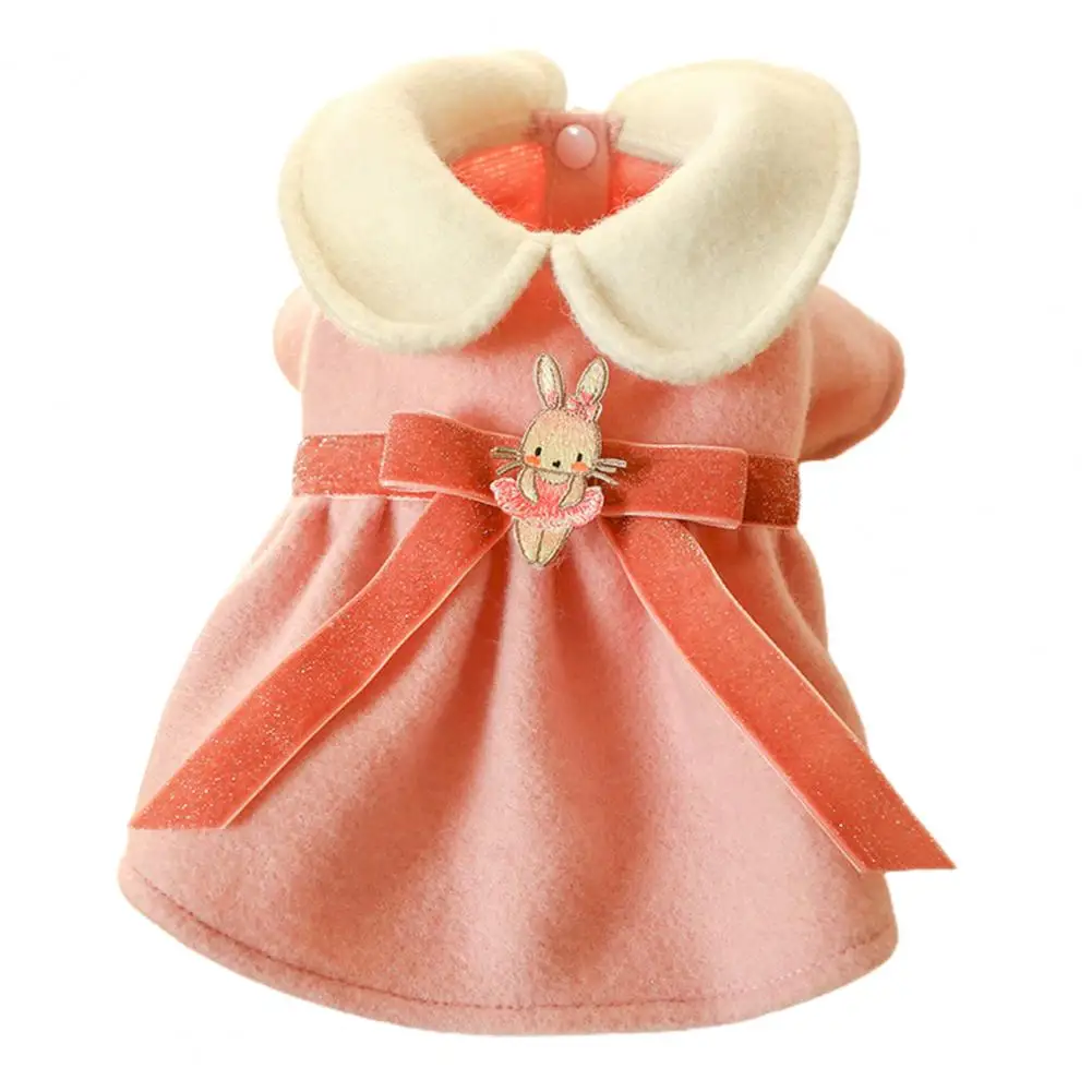 

Casual Stylish Pet Winter Warm Skirt Warm Dog Dress Loose for Party