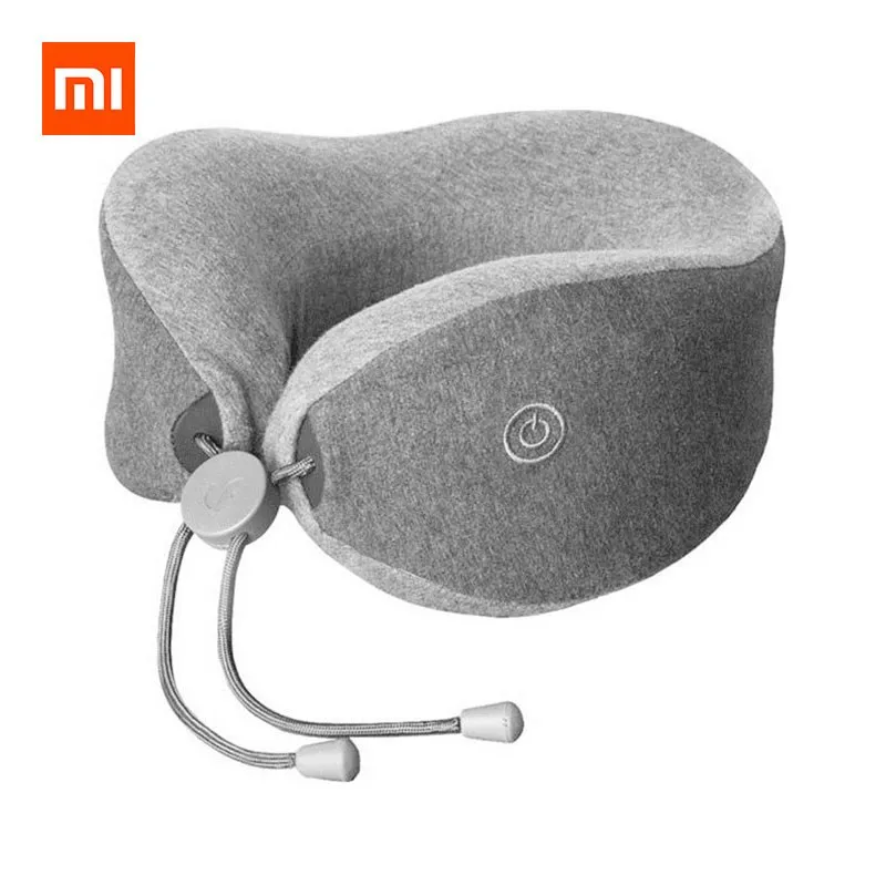 Массажная Подушка Xiaomi Lefan Massage Sleep Neck Pillow (Темно-Серый) Питание 2 батарейки АА 15