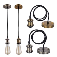 zmjuja top selling vintage pendant lamp holder with ceiling lamp base e27 table lamp holders e27