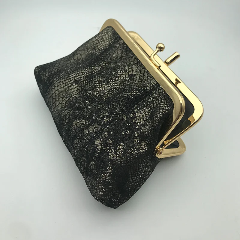 

Carteira De De Mulheres Metal Ferrolho Moeda Bolsa Original Mini Bolsa De Coin Purse Porte Monnaie Femme Wallet Women