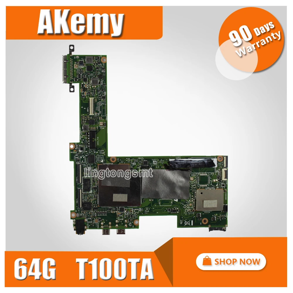 T100TA материнская плата для ноутбука For Asus T100T тест оригинальная 64G|main board|notebook
