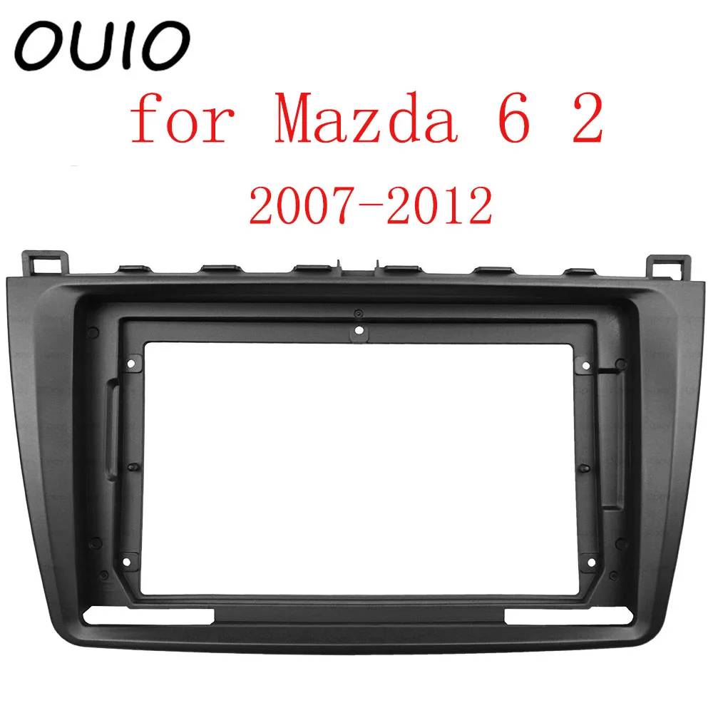 OUIO 9 дюймов приборной панели автомобиля двойной Din DVD рамка Комплект для
