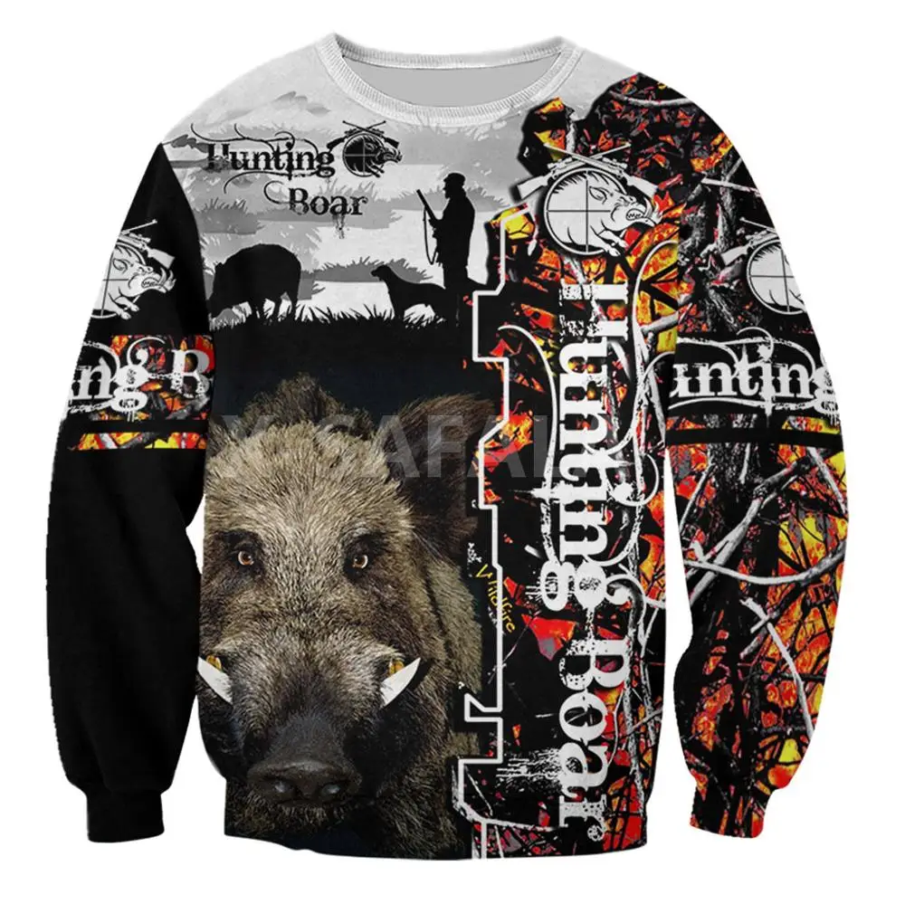 

Boar Hunter Hunting Animal 3D Print Hoodie Man Women Harajuku Outwear Zipper Pullover Sweatshirt Casual Unisex Jacket Style-2
