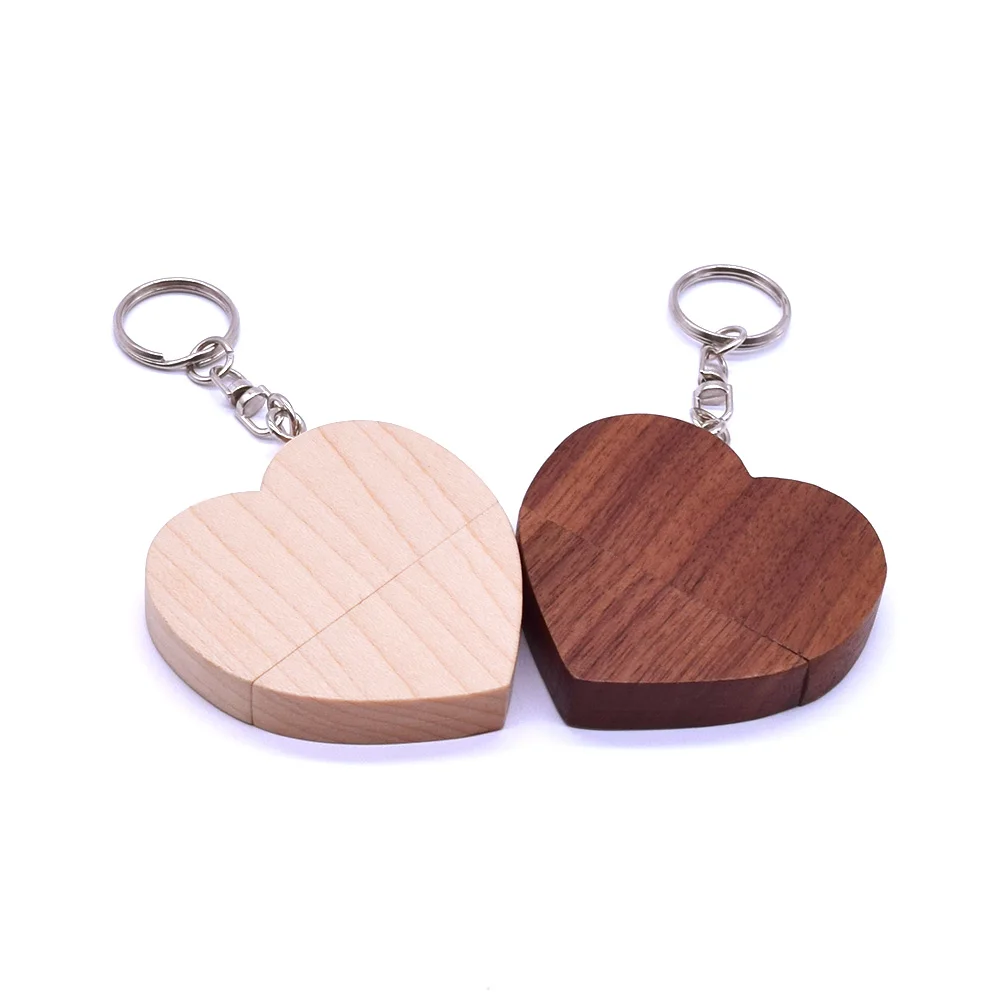 50 шт./лот USB 2 0 деревянный дерево + коробка флэш-накопитель Подарочный