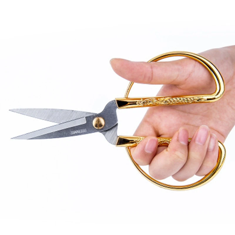 15 5/8 6 см золотые ножницы из нержавеющей стали винтажные высококачественные