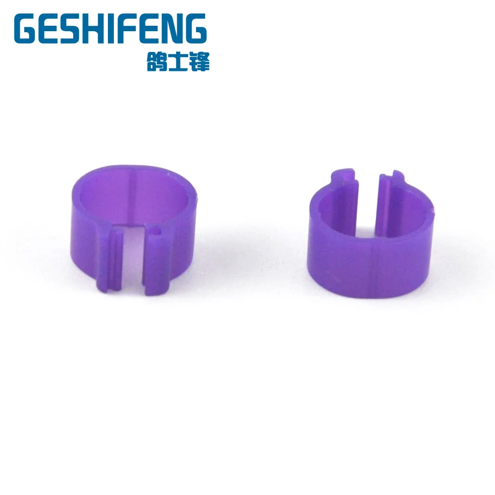 Открытое пластиковое кольцо с защелкой зажимами для голубей в 10 видов цветов 8